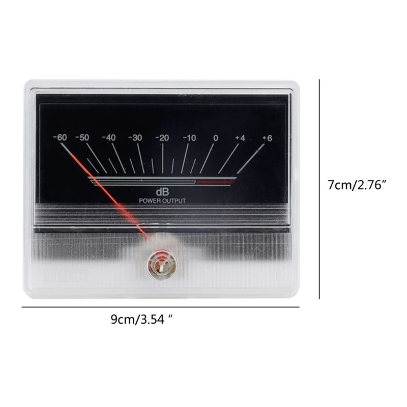 

OOTDTY 1set VU Meter TN-90A Power Amplifier Panel Audios Level DB Meter with Driver Board, BackLit,TS-DB90A-2Q 960uA