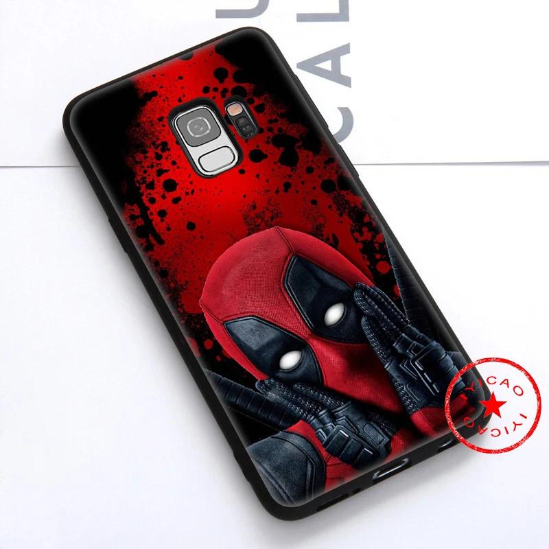 IYICAO Deadpool Dead pool Marvel Soft Case for Samsung Galaxy S10e S10 S9 S8 Note 8 9 10 Plus S6 S7 Edge TPU |