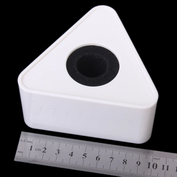 

ABS Injection Molding Triangular Microphone Station Logo -White