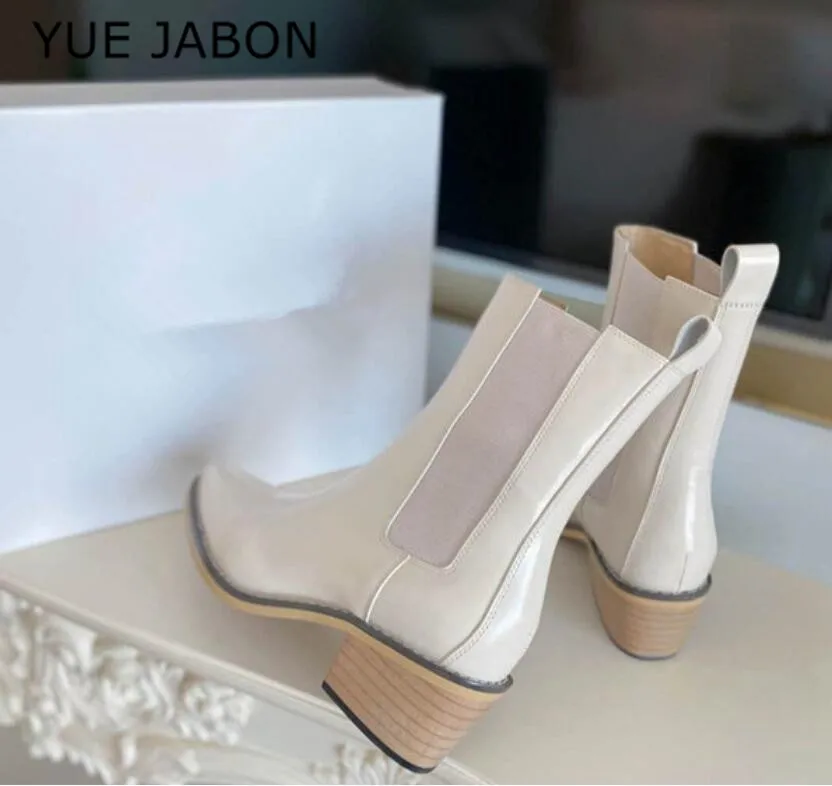 Женские ботильоны челси из натуральной коровьей кожи черные или белые ботинки на