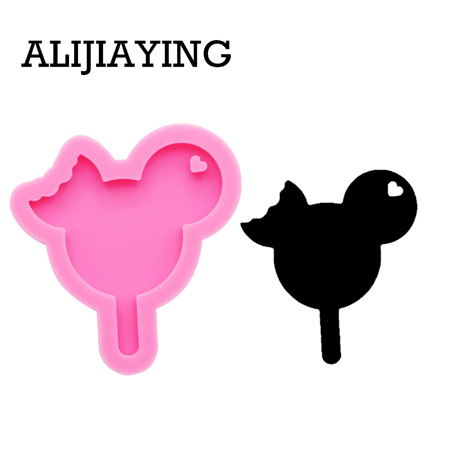 DY0075 DIY Блестящий бант голова мыши Sugarcraft силиконовая форма для украшения торта