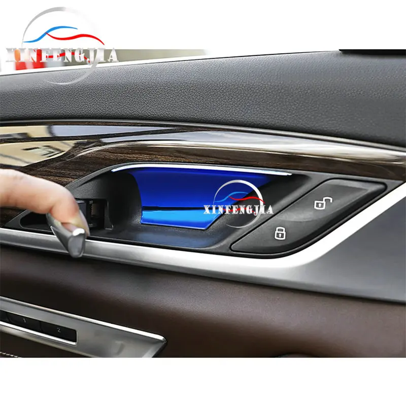 Для BMW 5 серии 6GT G32 G30 17-19 стальные внутренние дверные ручки Крышка чаши отделка |