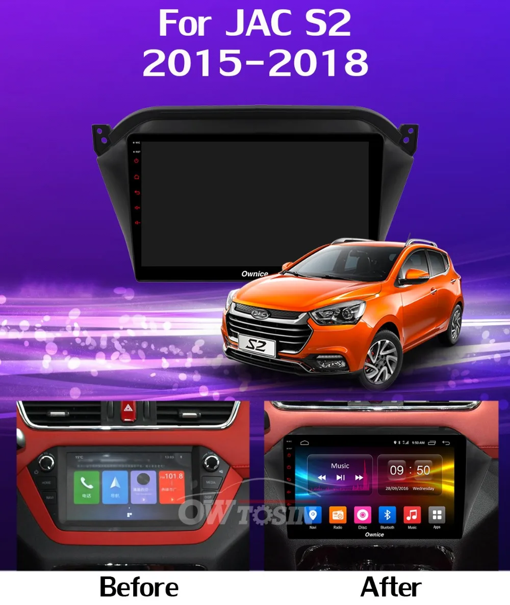 360 ° панорамный 8 ядерный Android 9,0 4G+ 64G Автомобильный dvd-плеер для JAC S2 автомобильный Радио CarPlay DSP ADAS мультимедиа