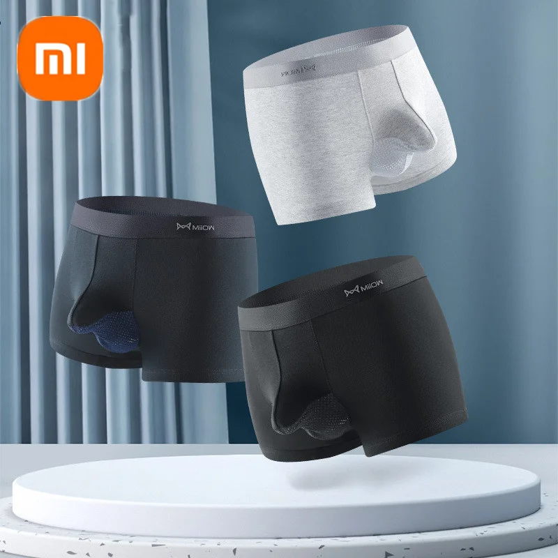 

New xiaomi cotton underwear men's moisture-absorbing maca antibacterial breathable skin-friendly breathable shorts