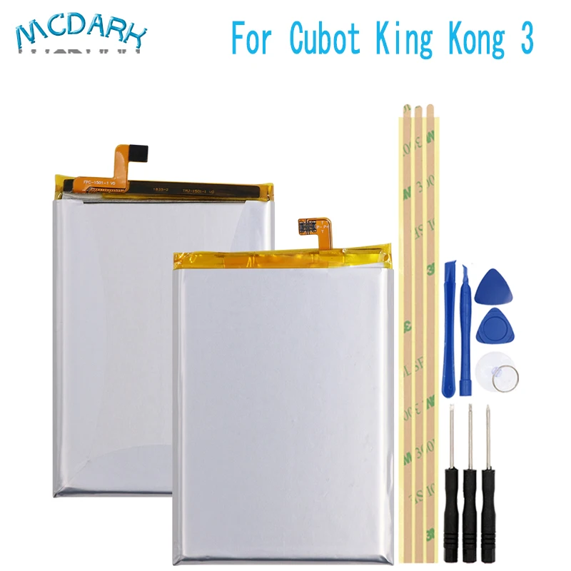 6000mAh Аккумуляторы высокой производительности Батарея для Cubot King Kong 3 запасные