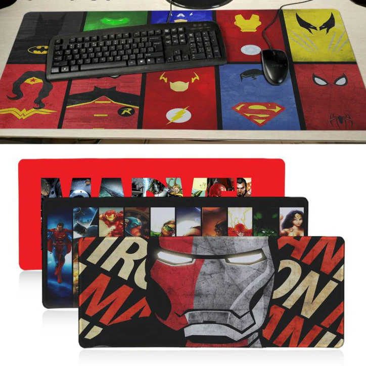 Высокое качество Marvel Comics высокоскоростной новый коврик для мыши большой игровой