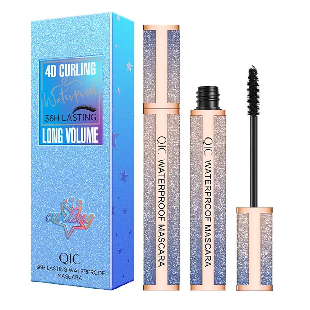 2019 4D Black Waterproof Color Makeup Mascara Long Roll Eye Eyelash Extension maskara rimel 1220 |