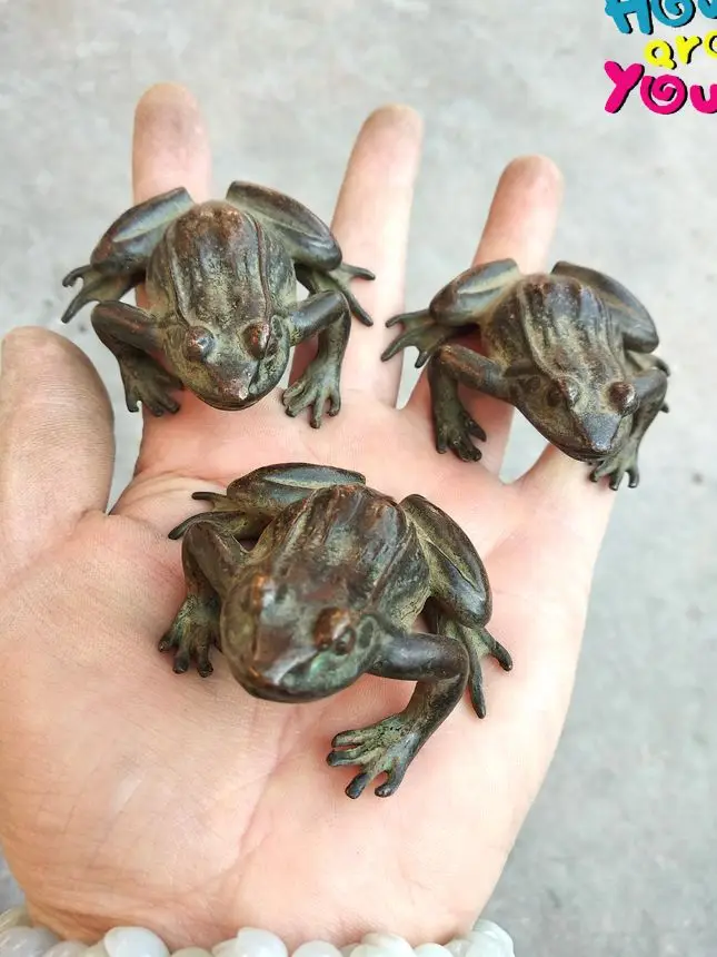 3 винтажный амулет Риши лягушка экзорциз дух Лар талисман счастливый