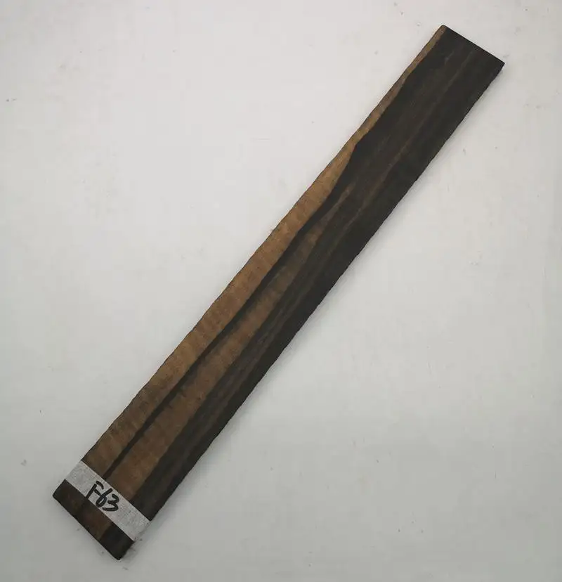 CLZB07-F63 Африканская полосатая модель Ebony для классической гитары электрогитара Акустическая гитара Гриф гавайской гитары DIY Гитара Гриф - Цвет: CLZB07-F63