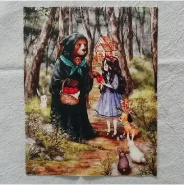 20x25 см Сделай Сам шитье Лоскутное шитье Декор салфетки/кошелек/сумки/подушка/Подушка/Рама картина девушка ручная окрашенная льняная ткань - Цвет: NO.41