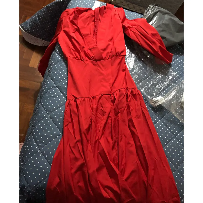 Женское шифоновое макси-платье в стиле бохо летнее платье с длинным рукавом и