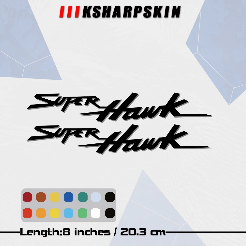 

Motorcycle universal car stickers modified fuel tank helmet stickers decals suitable for HONDA SUPER HAWH