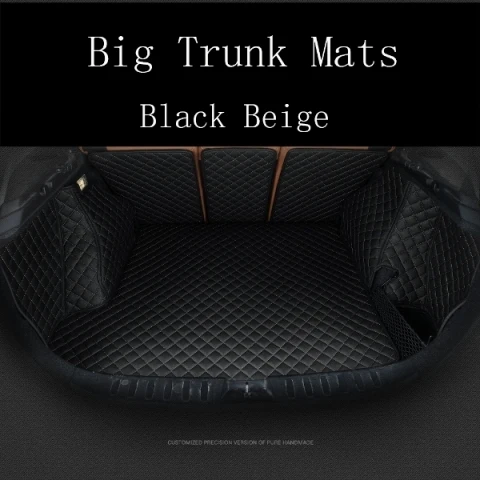 Big Car Trunk Mats Автомобильные коврики для Infiniti esq Nissan Juke аксессуары 5D автомобильный Стайлинг тяжелых ковров ковер чехол вкладыши - Название цвета: Big Car Trunk Mats