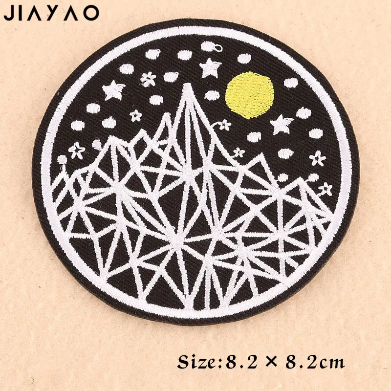 Вышитая нашивка Высококачественная круглая швейная одежда | Дом и сад