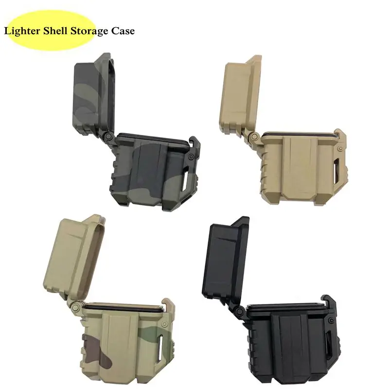 

Tactical Lighter Shell Storage Case For Zippo Inner Tank Lighter Container Organizer Holder Sleeve Outdoor Camping Survival Tool