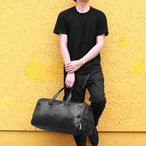 Многофункциональная Вместительная дорожная сумка для мужчин, водонепроницаемый спортивный мешок для хранения одежды в поездке, чемодан для ручной клади с чехлом для обуви, 2021