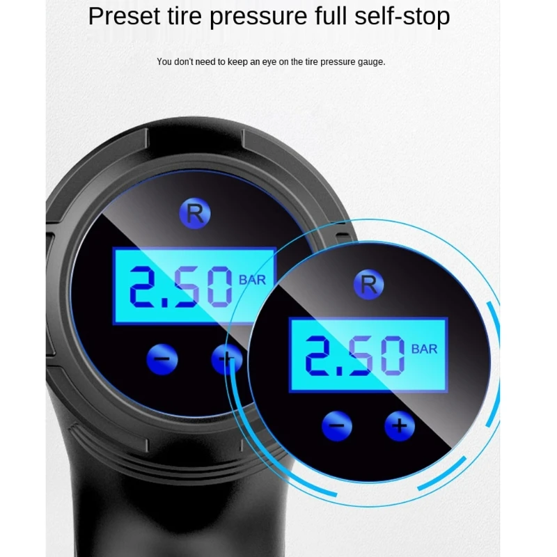 120 Вт автомобильный воздушный насос портативный для шин мотоцикла автомобиля