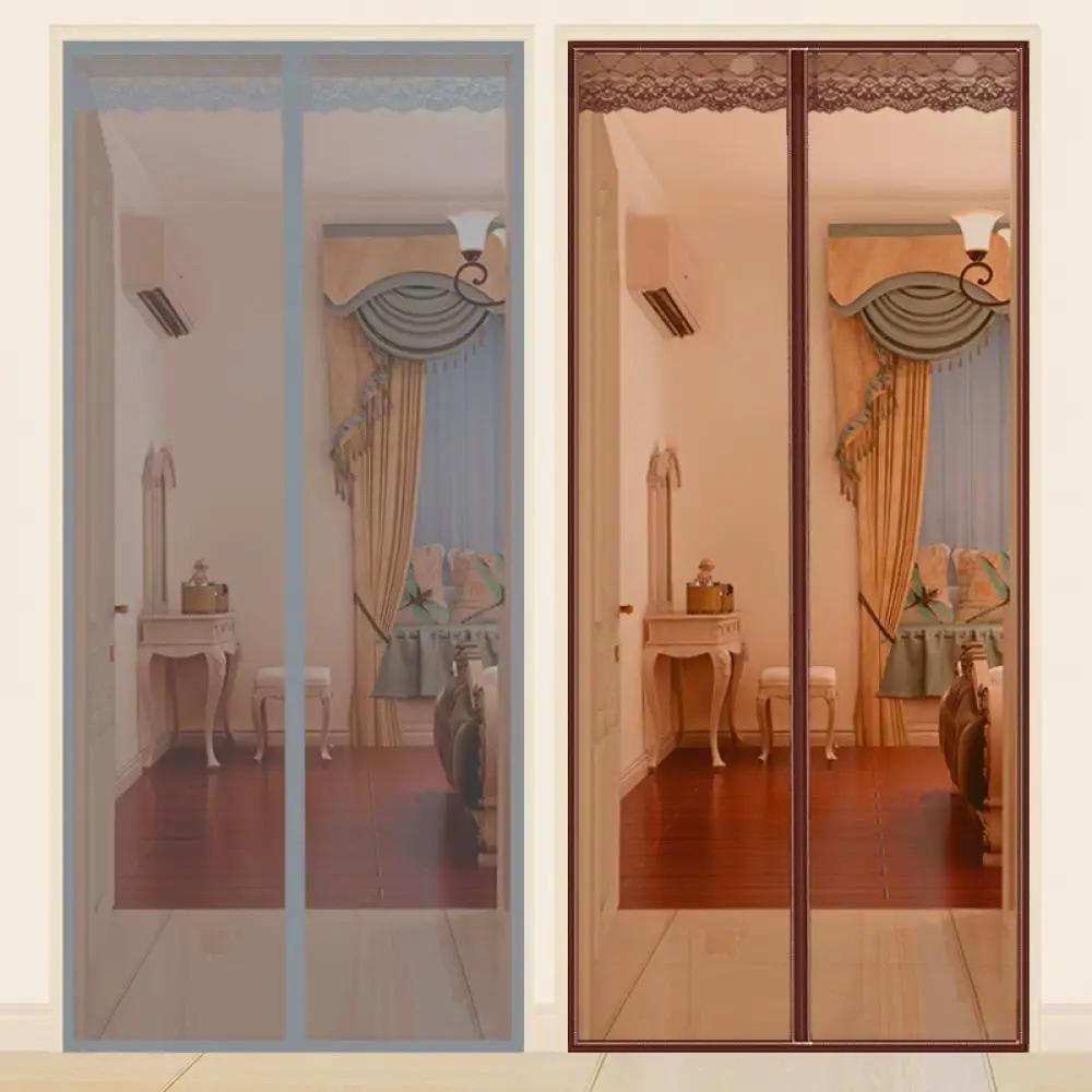 

Large Size Anti-Mosquito Curtain Door Net with magnet Hands-free Magnetic Anti fly insect mosquito curtain mesh for door screen