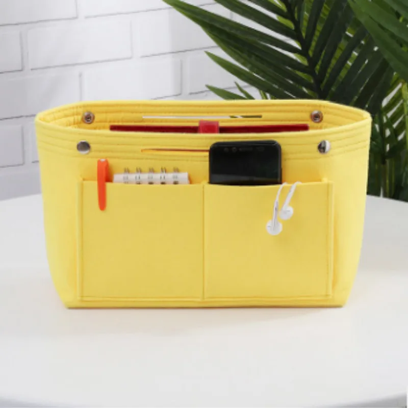 

Новая фетровая многофункциональная косметичка, отделочная сумка, внутренняя сумка, сумка для хранения, Средняя сумка