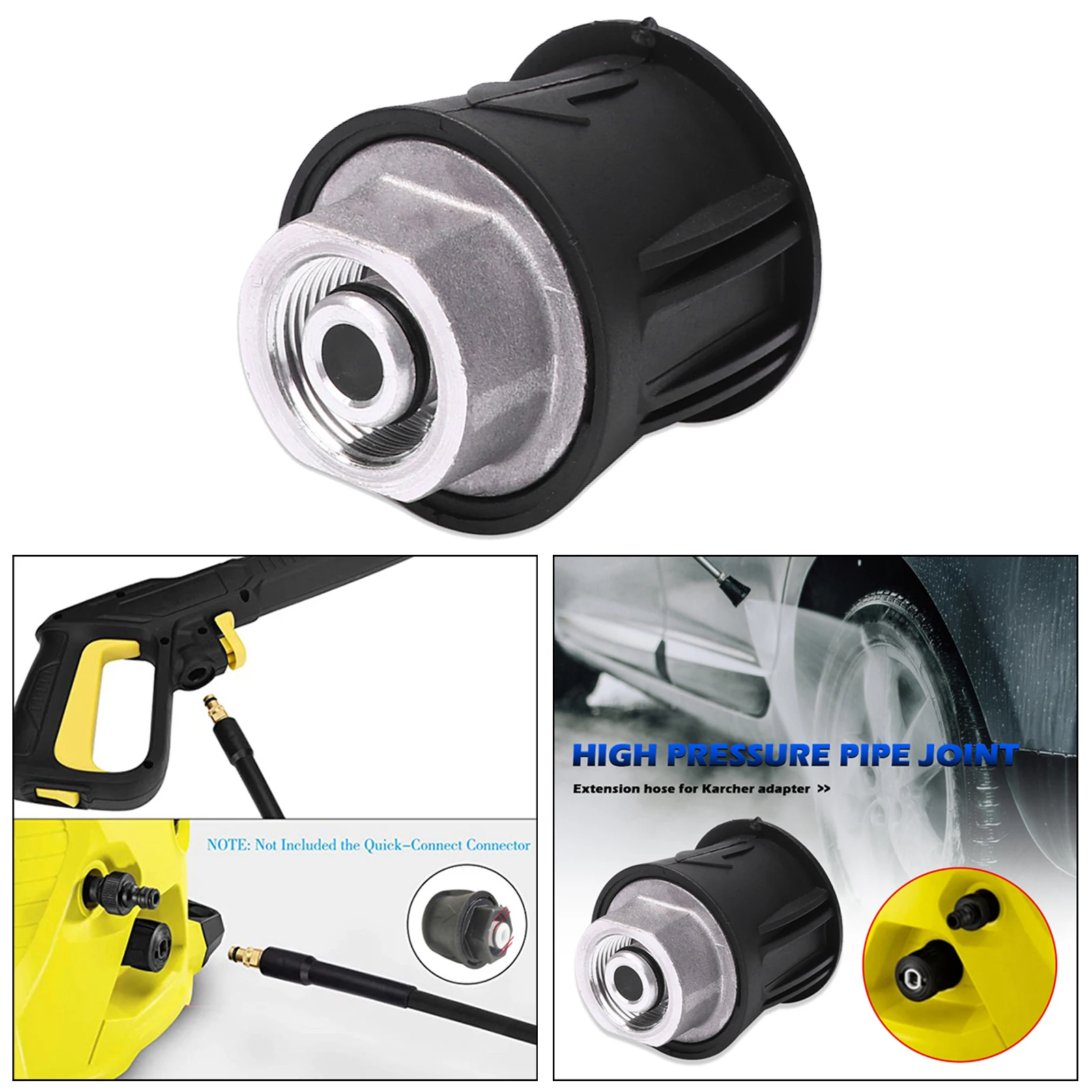 

M22*1.5 Washer Adapter Quick Connect Connector Converter for K Series High Pressure Washer Hose Accessories