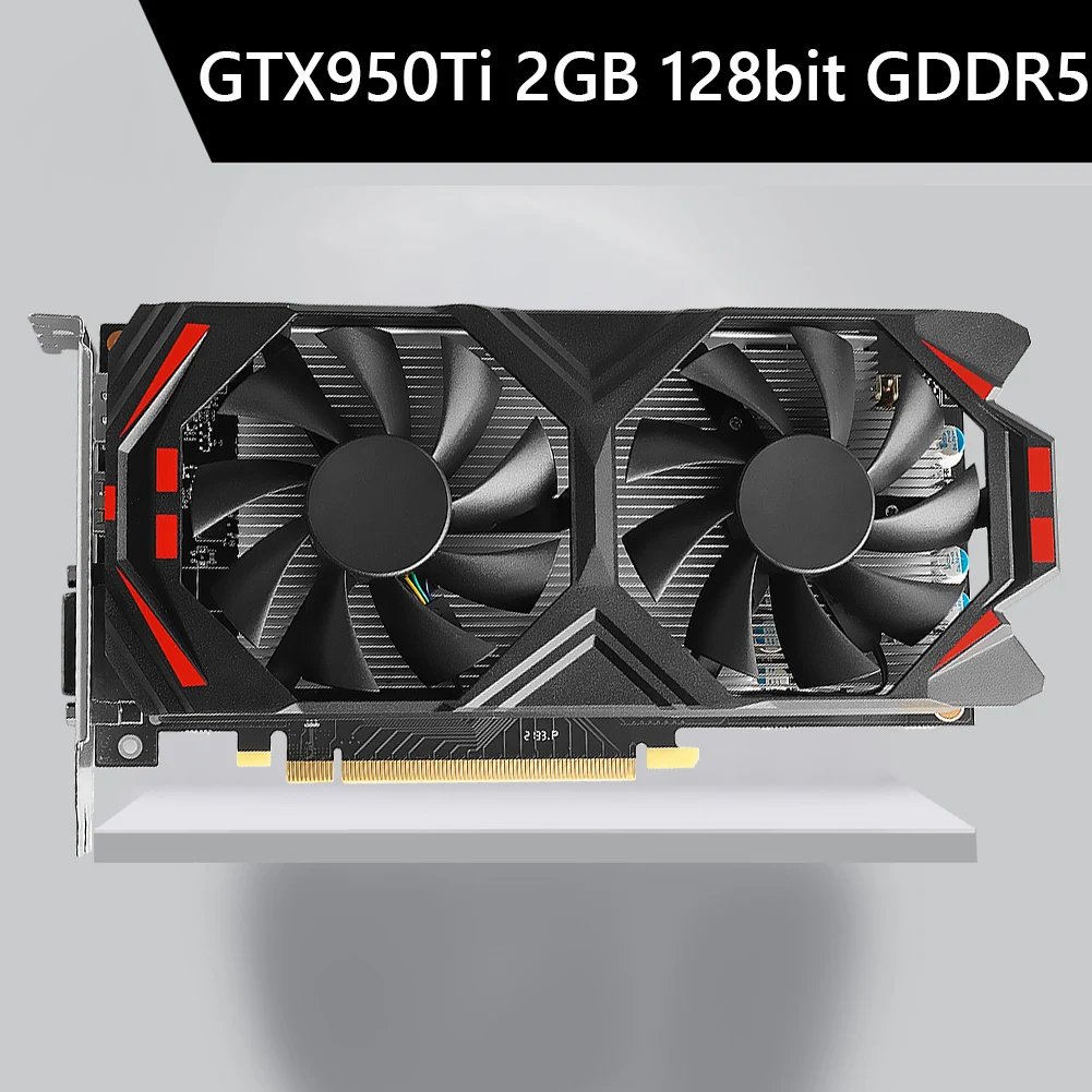 Игровая видеокарта GTX950 2G D5 2 ГБ GDDR5 3 0 бит PCI-Express PUBG игровая DP + DVI с охлаждающим