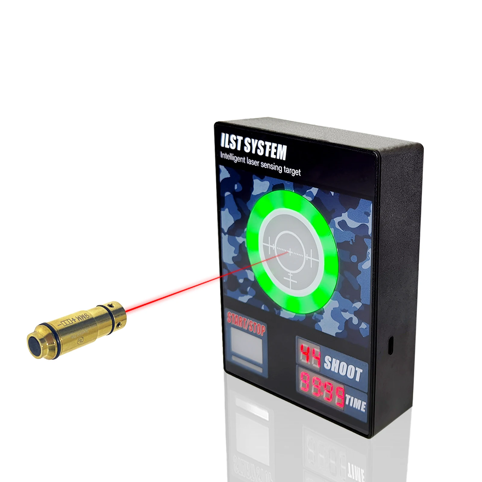 

9mm Laser Training BulleLaser Bullet Tactical Red Dot, Laser Trainer Cartridge for Dry Fire Training And Shooting Simulation