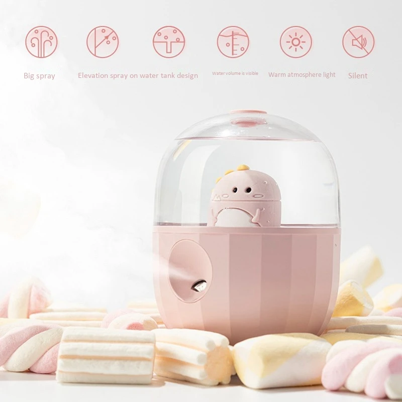 

Mini Humidifier Small Ultrasonic USB Aroma Diffuser Quiet Office Bedroom Aromatherapy Humidificador Air Diffuser