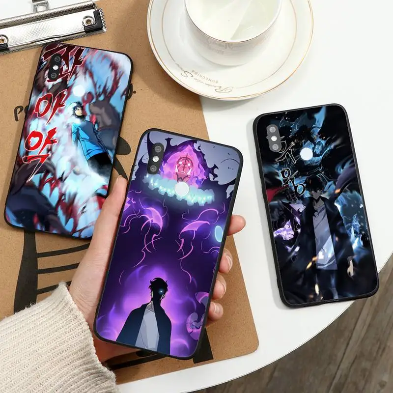 

Japan anime solo leveling Phone Case For Xiaomi Redmi note 7 8 9 11 t s 10 A pro lite funda shell coque cover
