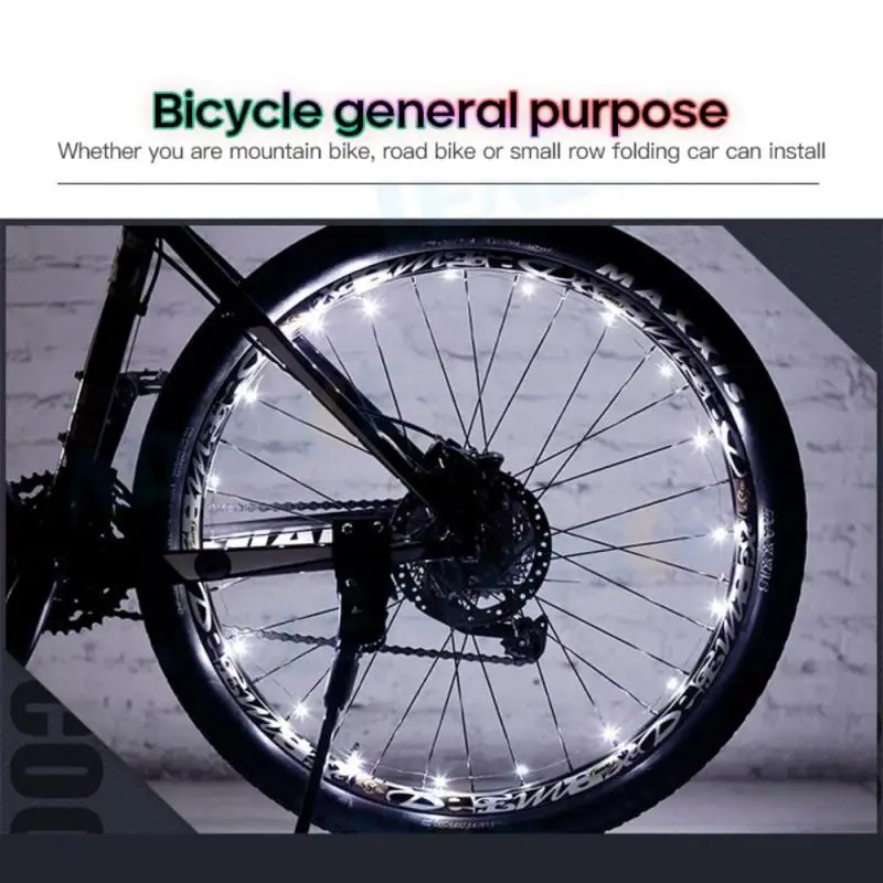 Велосипесветильник фонарь светодиодная лампа на спице 20 светодиодов с