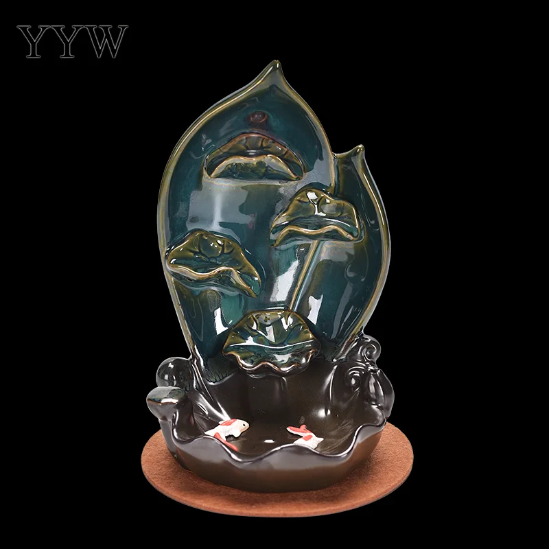 

Ceramic Incense Burner Back Flow Creative Vintage Irrgular Shape Backflow For Home Or Office Ornaments Incense Cone Holder