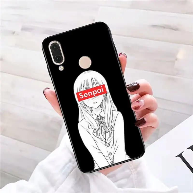 Sugoi Senpai Anime Waifu Phone Case For Redmi 9 5 S2 K30pro Silicone Fundas for 8 7 7A note 5A Capa | Мобильные телефоны и