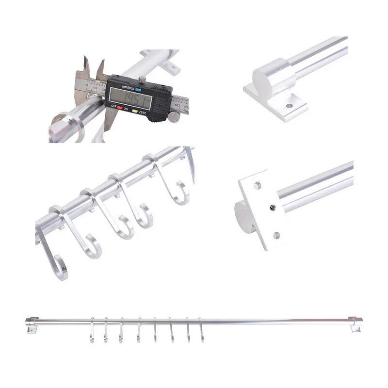 1 шт. пространство алюминия Кухня перила навесной шкаф настенный Нержавеющий