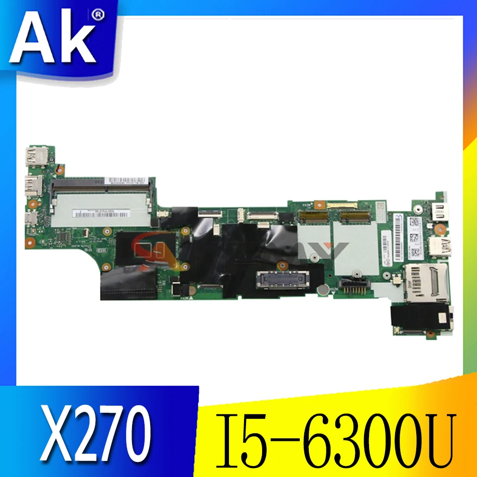 

Akemy For Lenovo Thinkpad X270 Notebook Motherboard DX270 NM-B061 CPU I5 6300U 100% Test Work FRU 01LW735 01LW757 01HY526