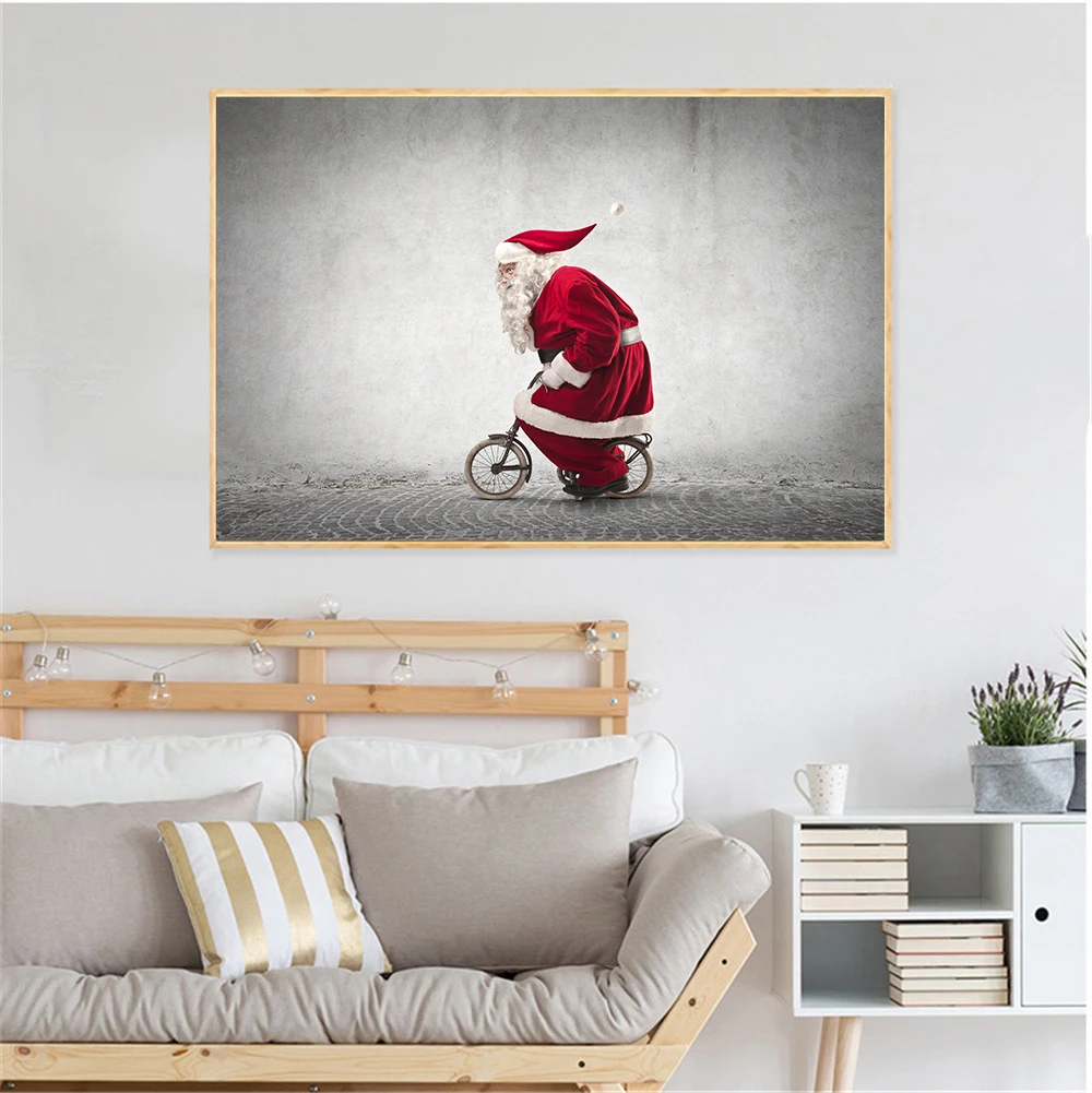 Плакат с велосипедом Спортивное Современное украшение для гостиной холст