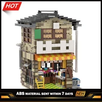 street view japanese stores constructor toys house scene building blocks bricks for kids childrentoys gifts