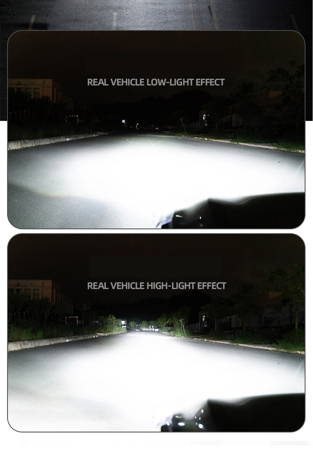 2x H11 H8 Led Canbus Автомобильная фара лампа для Ford Focus Fusion Edge Escape F-150 Transit-150 2006- мини налобный фонарь 6000K белый