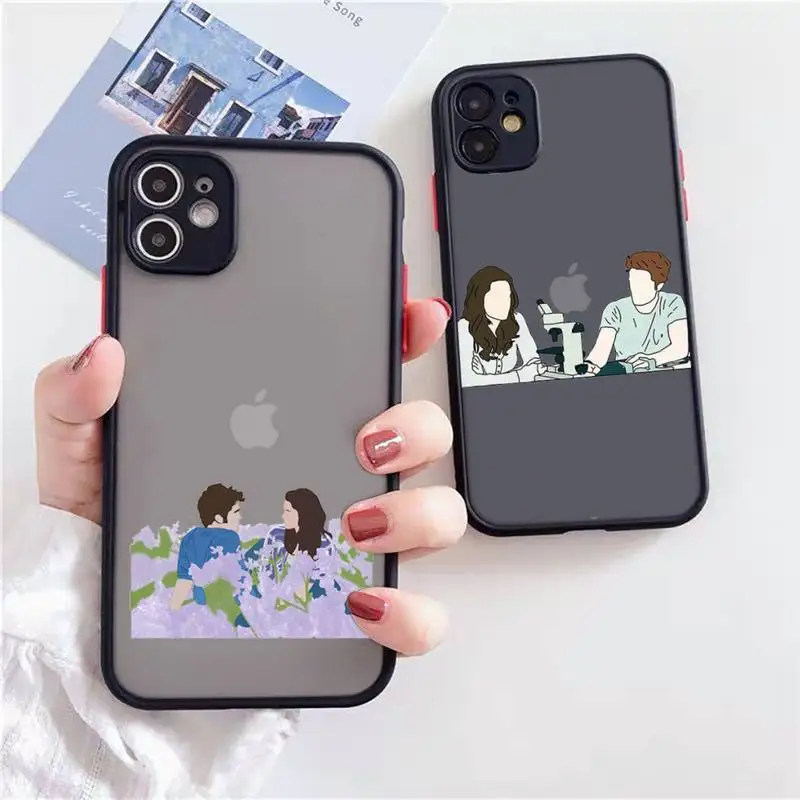 

Vampire Diaries Phone Case For iPhone 12 11 Mini Pro XR XS Max 7 8 Plus X Matte transparent Back Cover