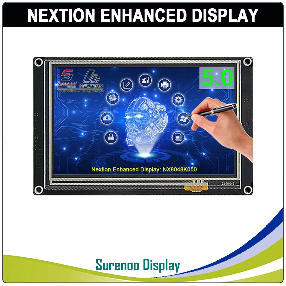 5 0 &quotNX8048K050 Nextion Enhanced HMI USART UART серийный резистивный сенсорный TFT ЖК модуль панель