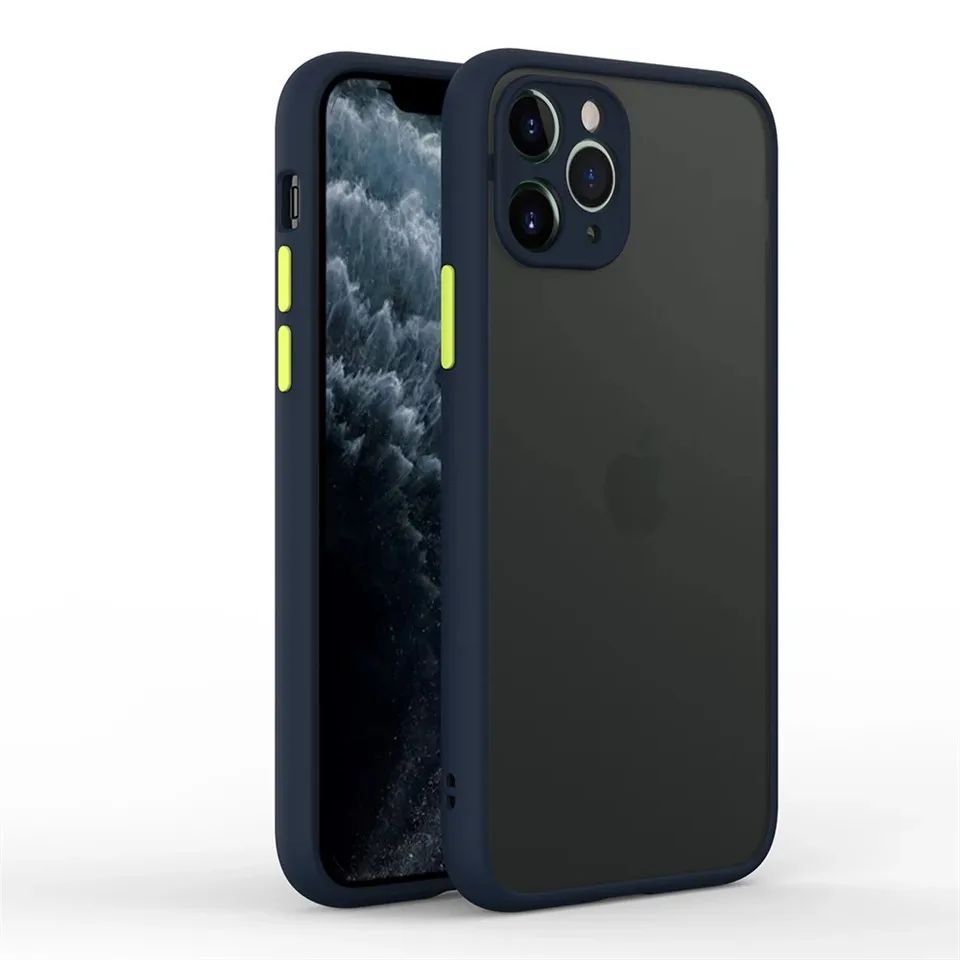 

Skin Feel Matte Silicone Hard Phone Case For Xiaomi Redmi Note 10 Pro Max 10s Note10 Poco F3 Global Shockproof Back Cover