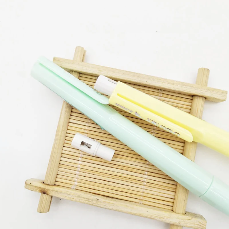 2 мм кавайные однотонные автоматические карандаши милый механический карандаш с