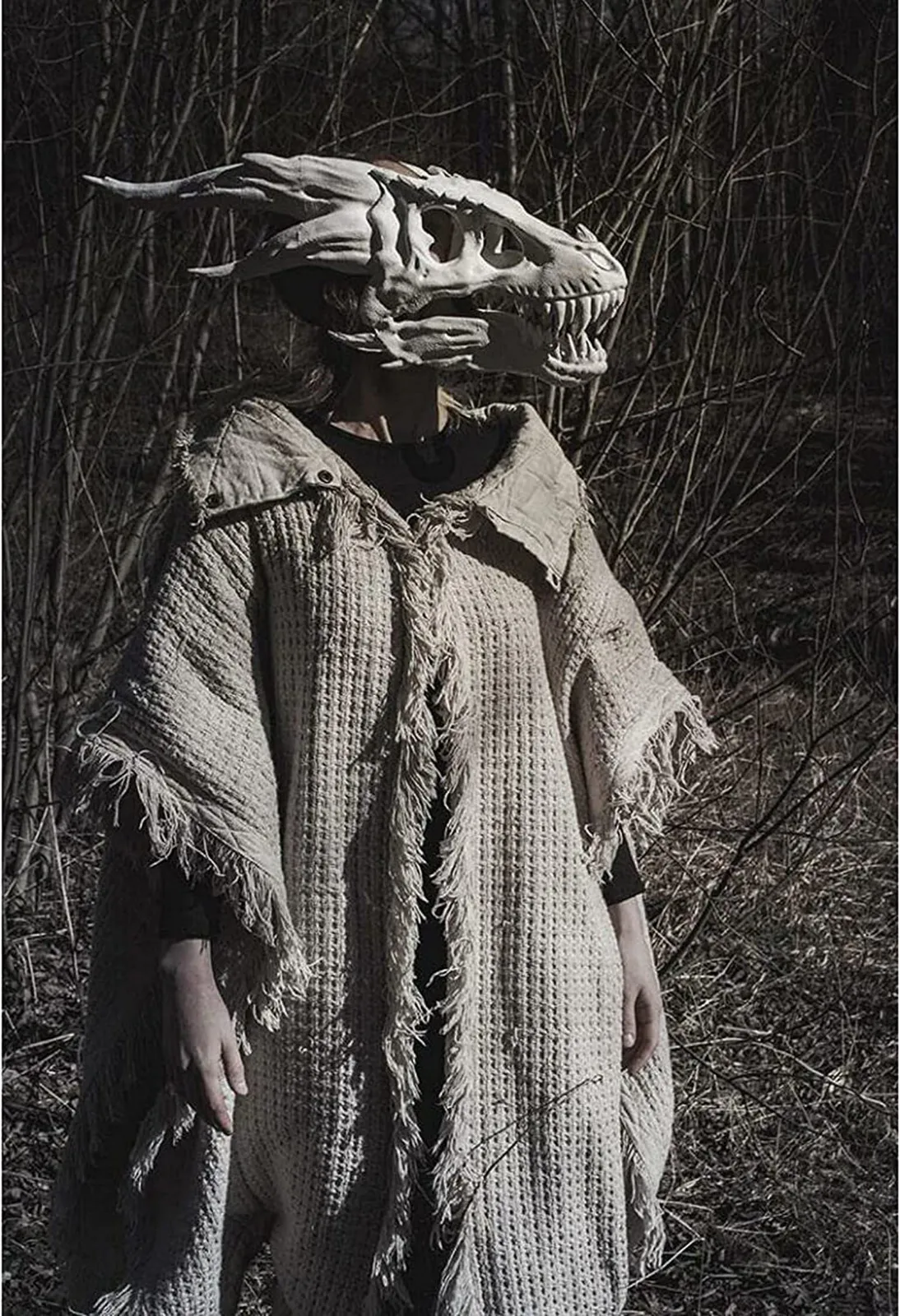 Маска дракона для косплея на Хэллоуин подвижная маска с подвижными челюстями