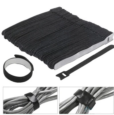30 шт. многоразовые нейлоновые ремешки для кабелей 150 мм|Кабельные стяжки| |