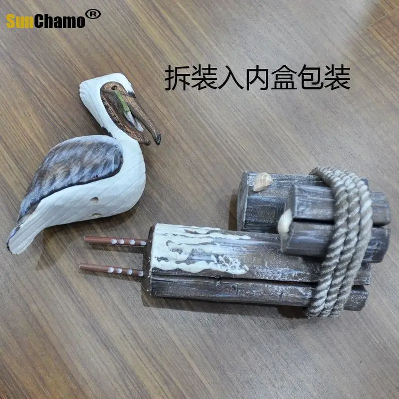 Птица с резьбой по дереву классические Креативные украшения для домашнего