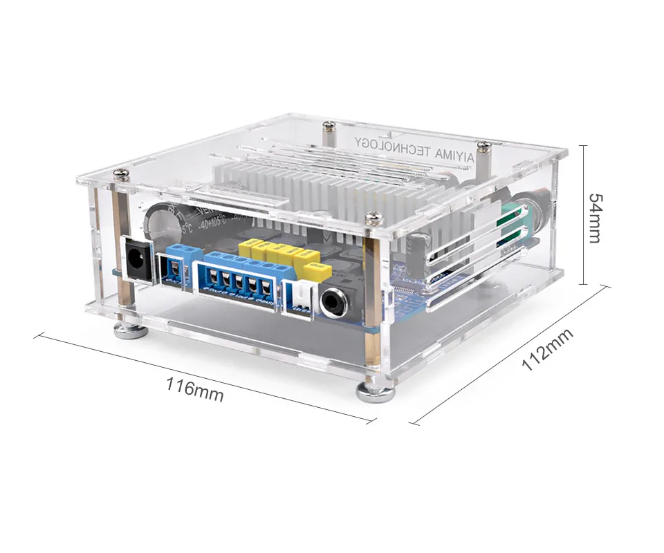 AIYIMA TPA3116 50 Вт* 2+ 100 Вт Bluetooth цифровой усилитель мощности собранная плата TPA3116D2 HIFI 2,1 Сабвуфер басовая плата с чехлом