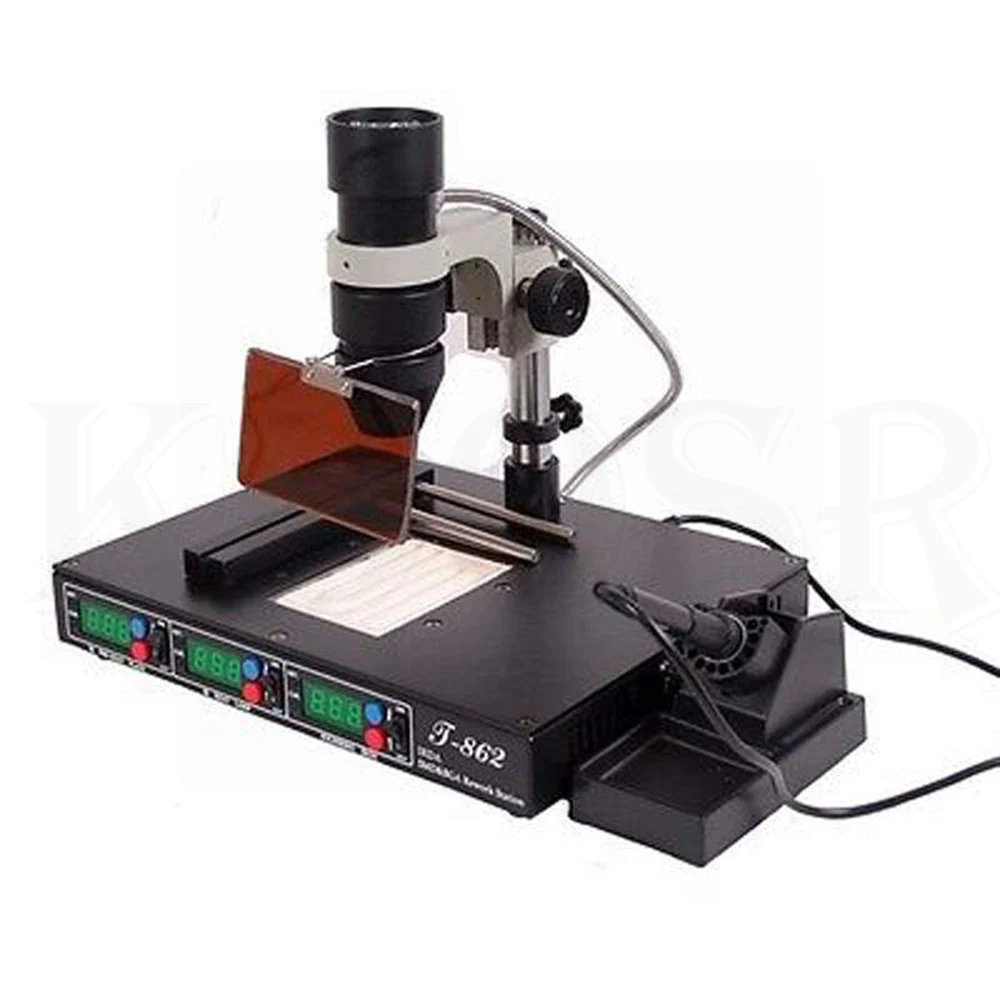 Высокое качество PUHUI T862 110 В/220 В 600 Вт инфракрасная паяльная машина, bga SMD SMT паяльная станция, горячая распродажа