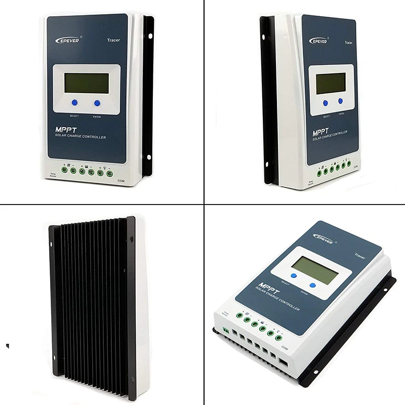 Контроллер заряда солнечной батареи EPever MPPT 40A/30A/20A/10A ЖК-Регулятор с черной