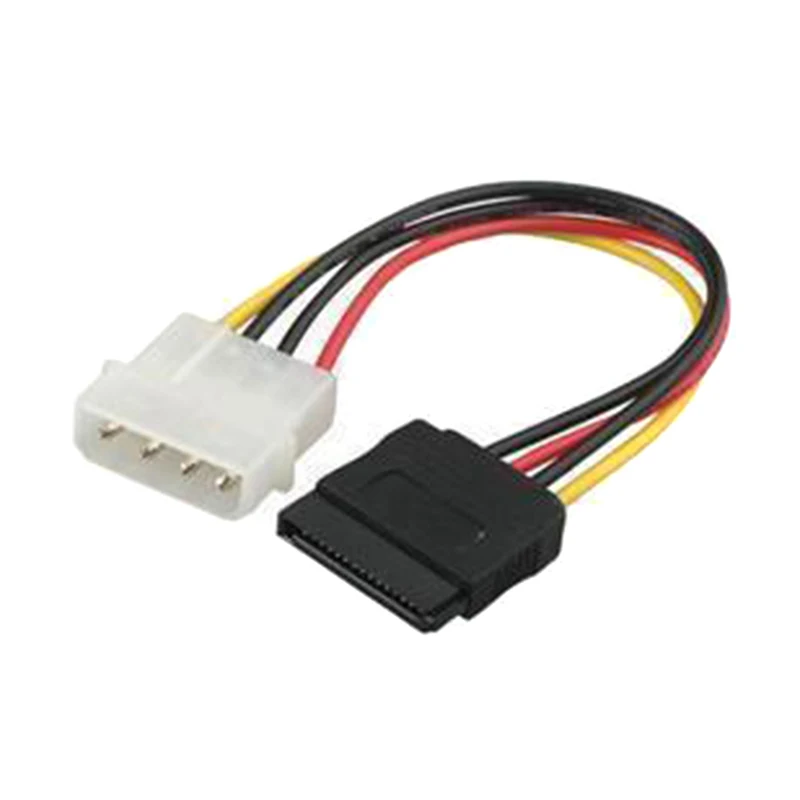 

IDE 4-Pin Male To Serial ATA SATA 15-Pin Female Power Adapter Cable GK99