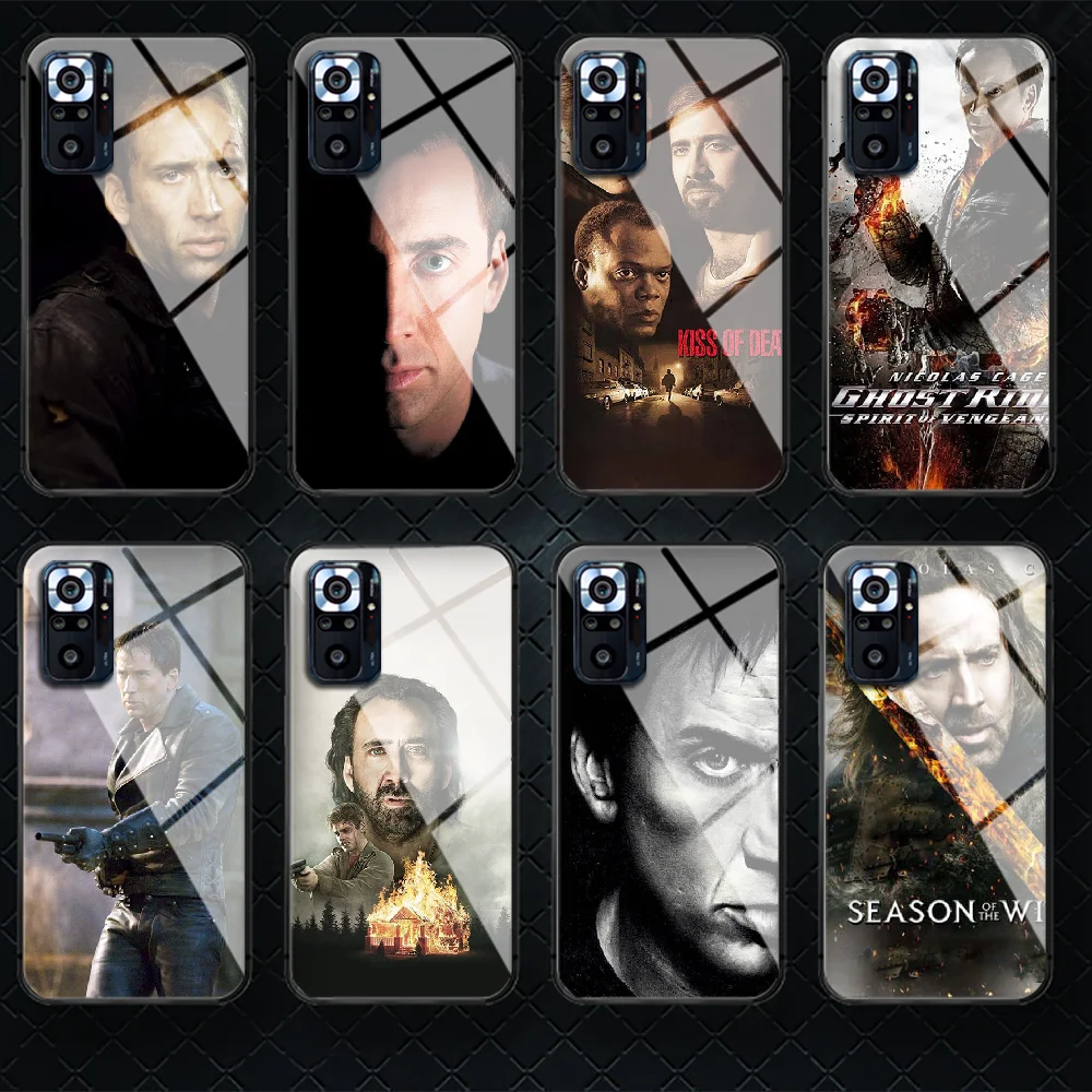 

War Nicolass Tempered Glass Phone Case Cover For Xiaomi Redmi Note 7 8 9 10 A C T S Pro K 30 40 Bumper Shell