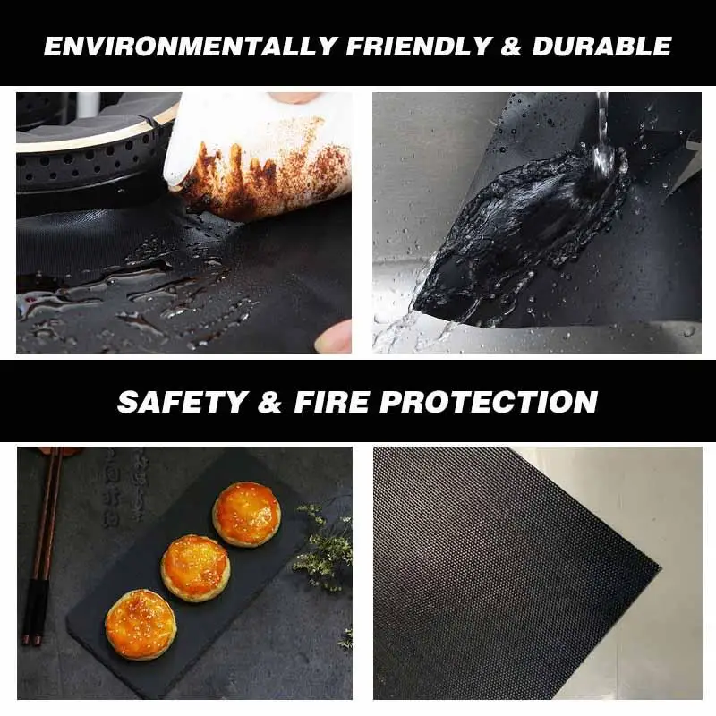 1/4PCS Gas Stove Protectors Non-stick Reusable Stovetop Burner Liner Heat Resistant Cover Kitchen Cookware Accessories | Дом и сад