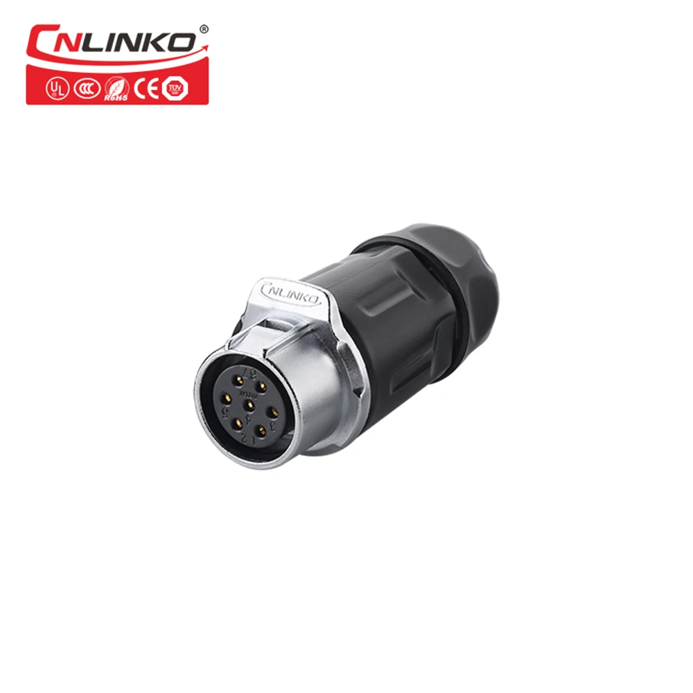 Cnlinko LP20 20 мм авиационный Мужской Кабельный разъем 7Pin 12A женский кабель адаптер